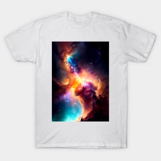 Cosmic Chaos: Magical Landscapes T-Shirt